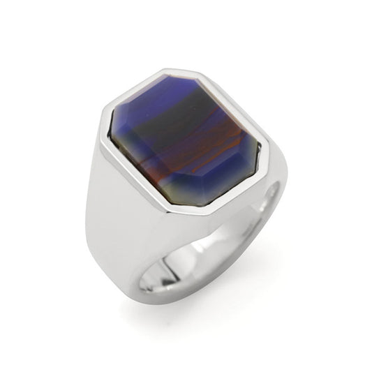 ART OCTAGON RING by AMIKURA