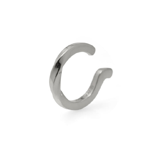 SPIRAL OVAL EAR CUFF