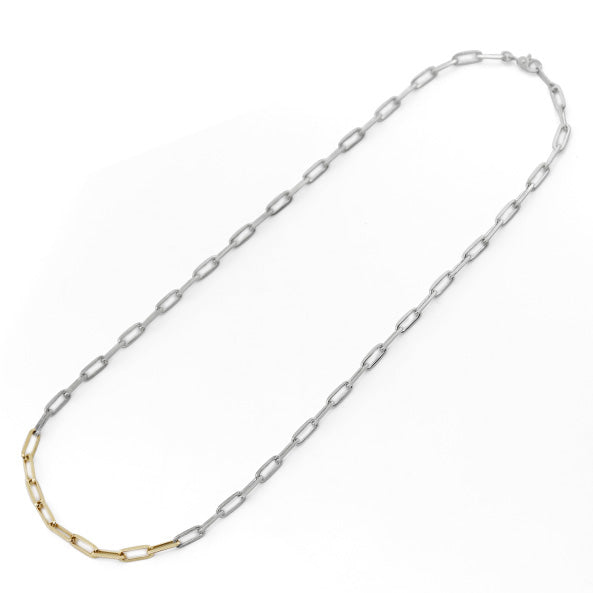 TRIANGLE LONG CHAIN BY COLOR NECKLACE