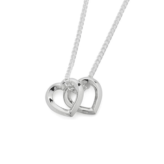 TWO HEART CHARM PENDANT
